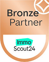 Immoscout Bronze Partner Abzeichen.